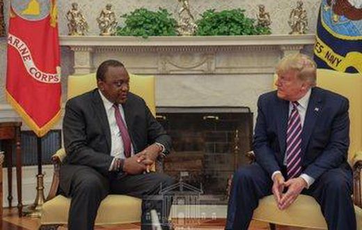 Uhuru's meeting with Trump at the White House