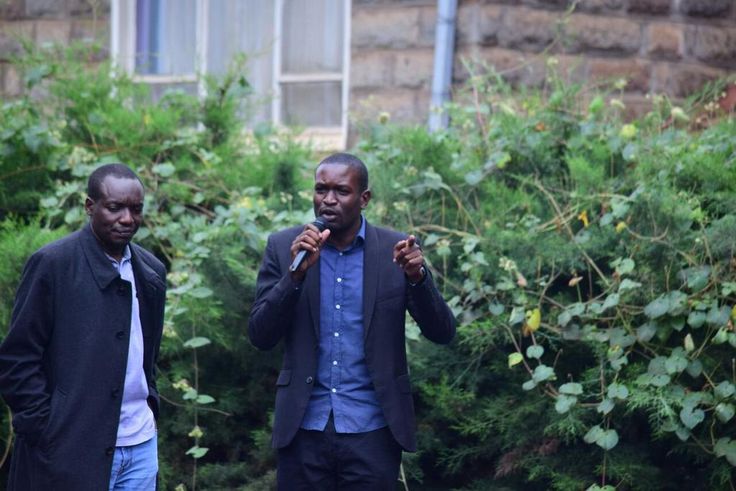 File image of Edwin Sifuna with Simba Arati