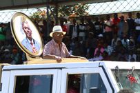 William Kabogo at the BBI rally in Meru