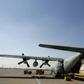 A Chilean Hercules C-130 military transport plane, the same model that has disappeared with 38 people on board