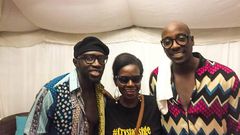 Crystal Asige with Bien and Polycarp