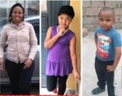 Joyce Syombua, 31,  Shanice (10) and Prince Michael (5)