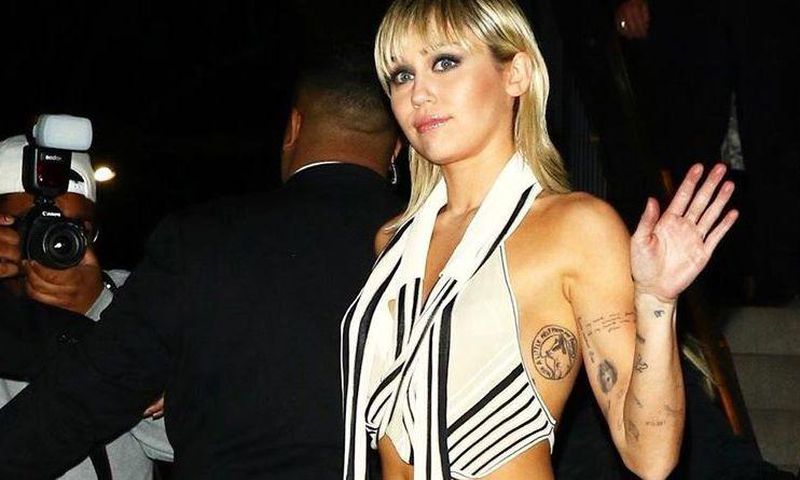 Miley Cyrus Just Called Out Her Own Nip Slip