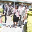 DP Ruto at St Bhakita Kiburia Girls’ Secondary School, Gichugu, Kirinyaga County on Friday shortly after leaving a fund raiser in Nyeri.