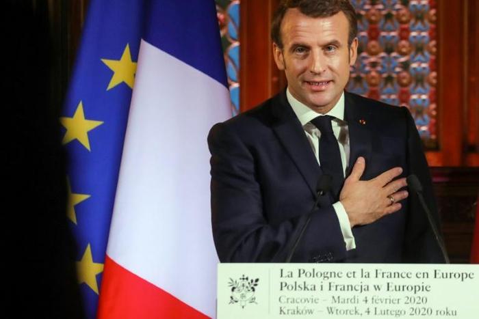 President Macron said while the EU wants to help Poland on the road to energy transition Warsaw must respect EU values and rules