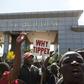 Opposition protesters rallied against the use of correction fluid on some ballot papers