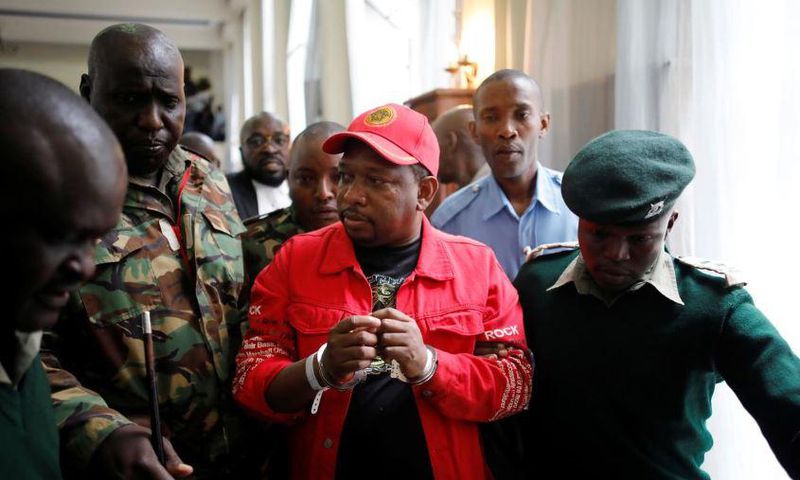 Nairobi Governor Mike Sonko leaves the court room on December 11, 2019.