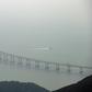 The mega-bridge links Hong Kong with the cities of Macau and Zhuhai