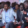 File image of Ndindi Nyoro who is amog the participants at the Mountain Breeze meeting chatting with DP Ruto