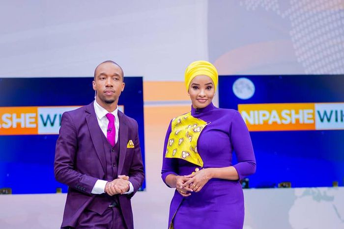 Lulu Hassan with Rashid Abdalla