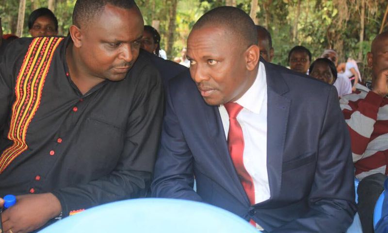 File image of Kimani Ichungwah (right)
