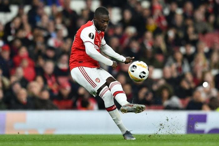 Nicolas Pepe's second free-kick goal against Guimaraes was almost the same as his first