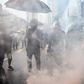 There are now far fewer pitched battles between protesters and police in Hong Kong compared to October and November when parts of the city resembled a war zone