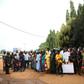 Crowds gather outside Ahmad Isah's radio studio every morning to get a chance to air their grievances