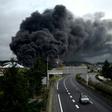 More than 9,000 tonnes of chemicals burned on September 27, 2019 in a fire at the Lubrizol factory in Rouen, spewing smoke and soot over the area