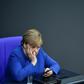 German Chancellor Angela Merkel sees "very tough" talks over the longterm budget