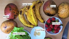 #RecipeWithAPulseliveTwist: 3-in-1 mango, strawberry, green breakfast smoothie
