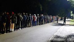 Mourners arrive in Kabarak