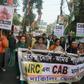 Crowds march peacefully against India's new citizenship law in Siliguri, West Bengal