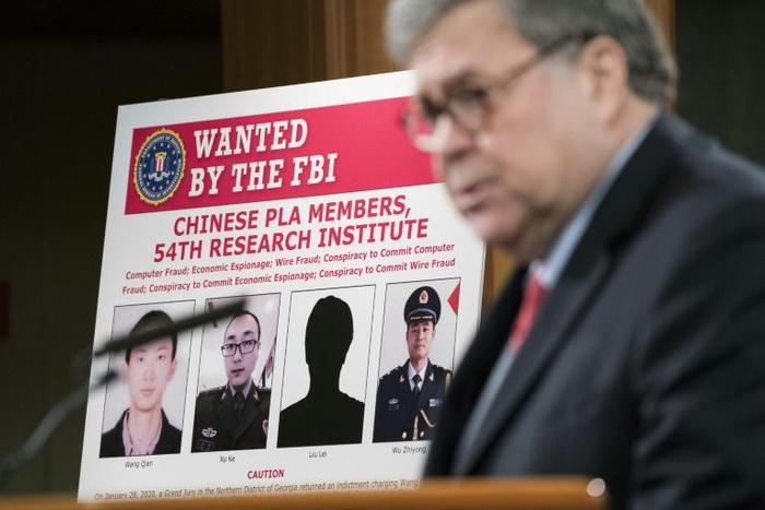 US Attorney General William Barr says the Equifax hack was a "deliberate and sweeping intrusion" into Americans' private lives
