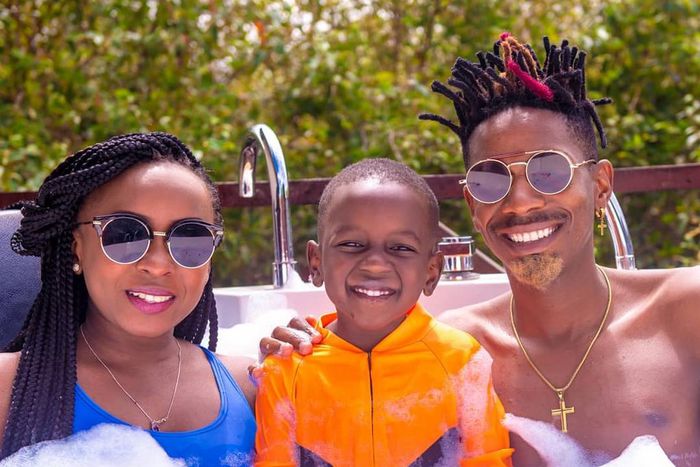 Photos of Eric Omondi on vacation with Maribe and son (Bonfire Adventures)