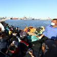 Rights groups say Libya routinely picks up migrants in the Mediterranean and brings them back to overcrowded detention centres