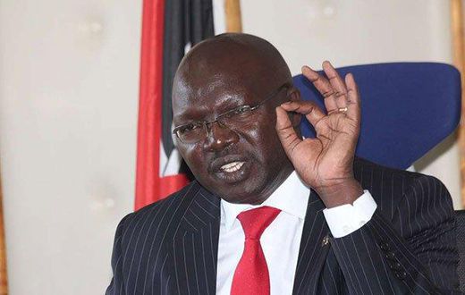 Water and Irrigation Cabinet Secretary Simon Chelugui