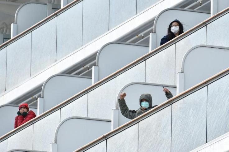 People on board have described confusion and boredom after being confined to cabins following the decision by Japanese authorities to quarantine the vessel