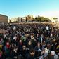 In Rome's immense San Giovanni Square, the crowd sang the anti-fascist anthem Bella Ciao
