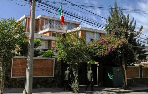 Mexico has sheltered top officials from ex-president Evo Morales' government at its embassy in La Paz