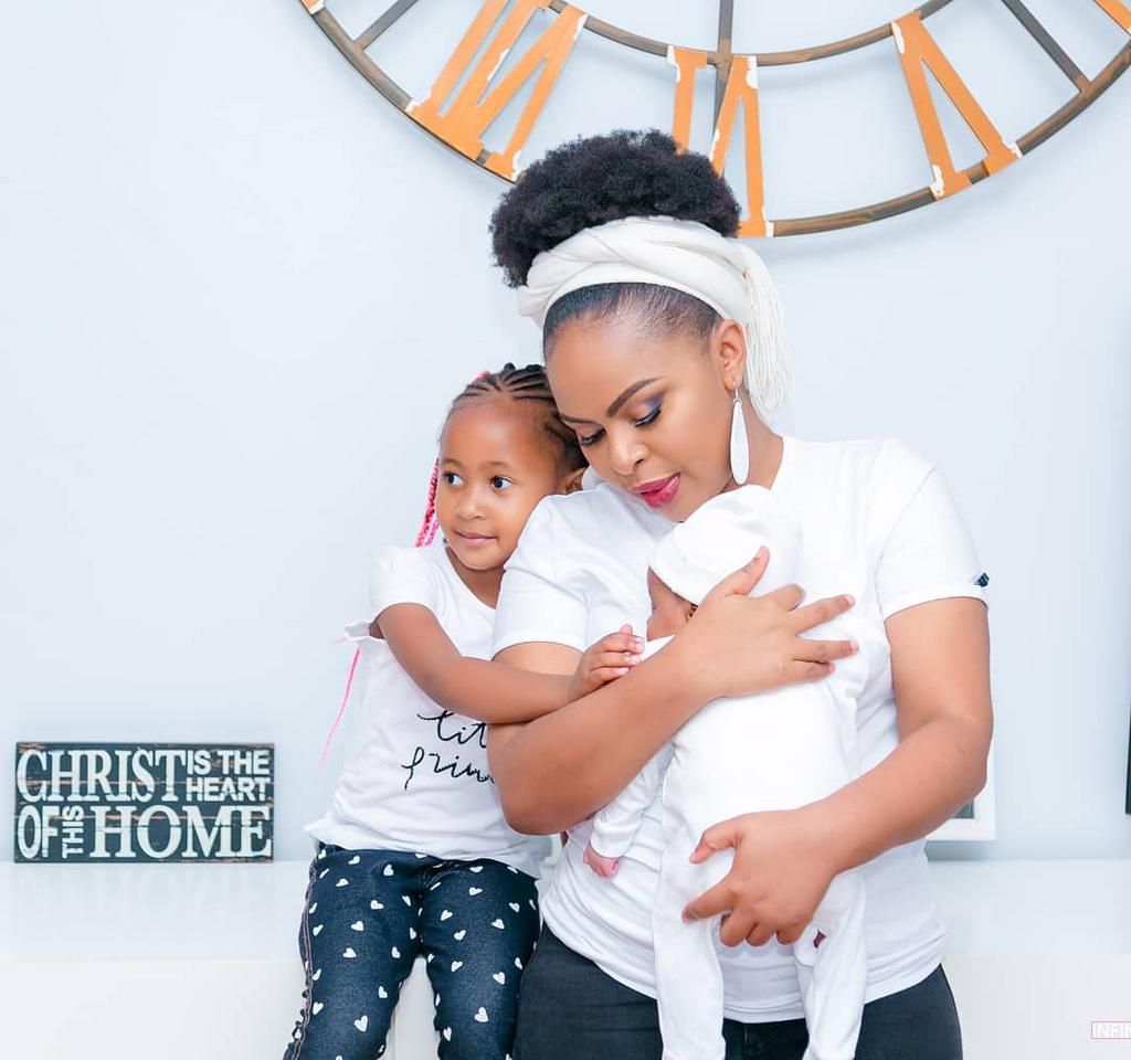 Singer Size 8 and DJ Mo unveil son’s face for the first time (Photo)