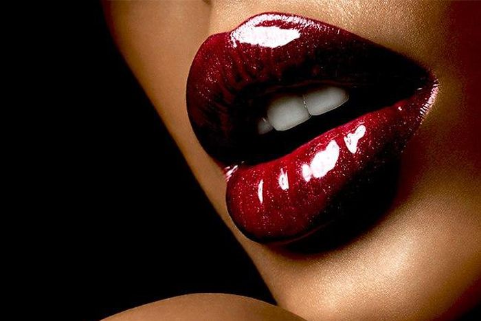 Red lipstick