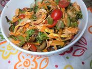 Recipe with a Pulselive Twist: Kenyan sautéed veggie salad with seasoned shredded chicken
