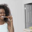 When brushing the toothbrush should be at 45 degree angle