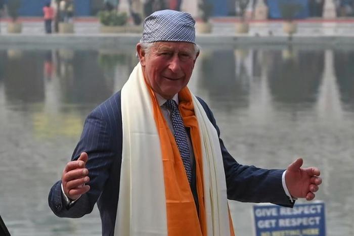 Britain's Prince Charles is visiting New Delhi on a day the Indian capital's pollution has reached 'emergency' levels