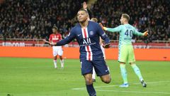 Kylian Mbappe has scored 21 goals in 22 appearances for PSG this season