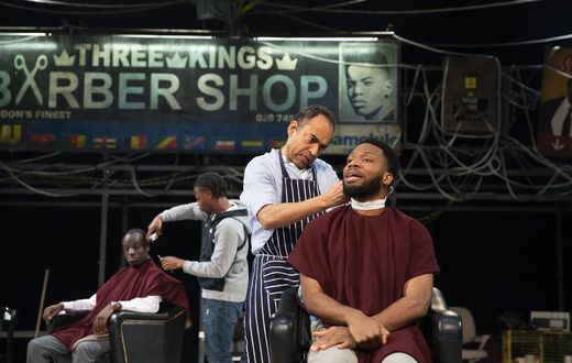 'Barber Shop Chronicles': An Exhilarating Sanctuary for Generations in Flux