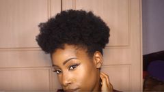 how to style short natural hair