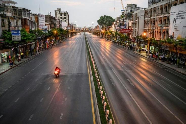 Police routinely closed down major roads in Bangkok when the royal family passed, adding serious delay on the congested streets