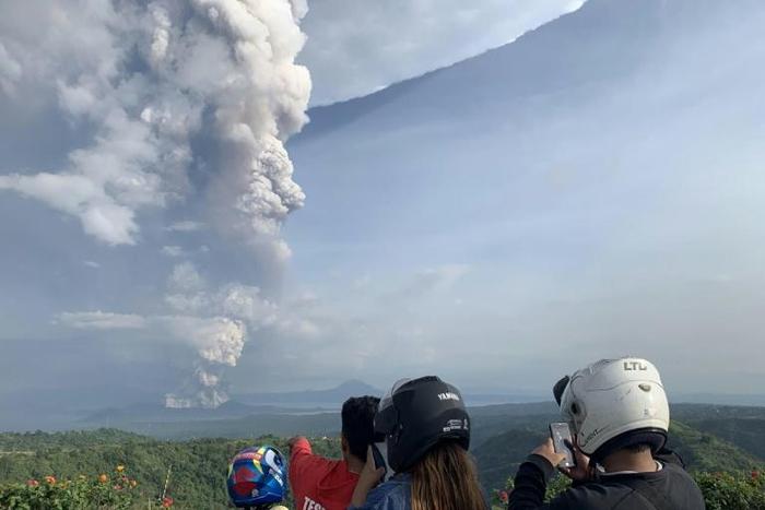 Government seismologists recorded magma moving towards the crater of Taal, one of the Philippines' most active volcanoes