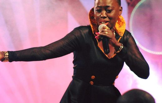 File image of Akothee on stage
