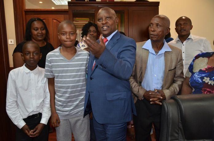 Top 2019 KCPE candidate Andy Michael Munyiri gets full scholarship for secondary school from Nyeri County Government