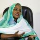 Head of Sudan's governmental "unit for combating violence against women and children", Suleima Sharif, during an interview with AFP at her office in Khartoum