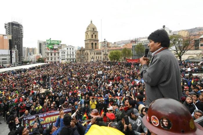 Bolivia's President Evo Morales is accused of rigging his 2019 re-election