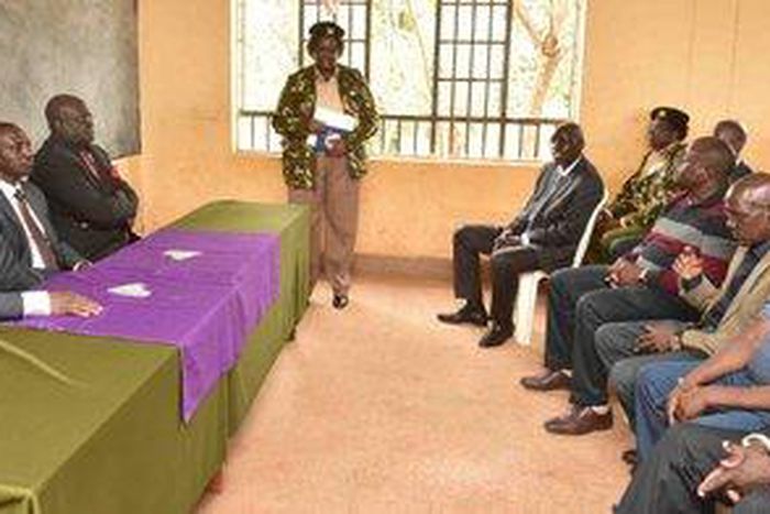 DP William Ruto in Kakamega Primary School