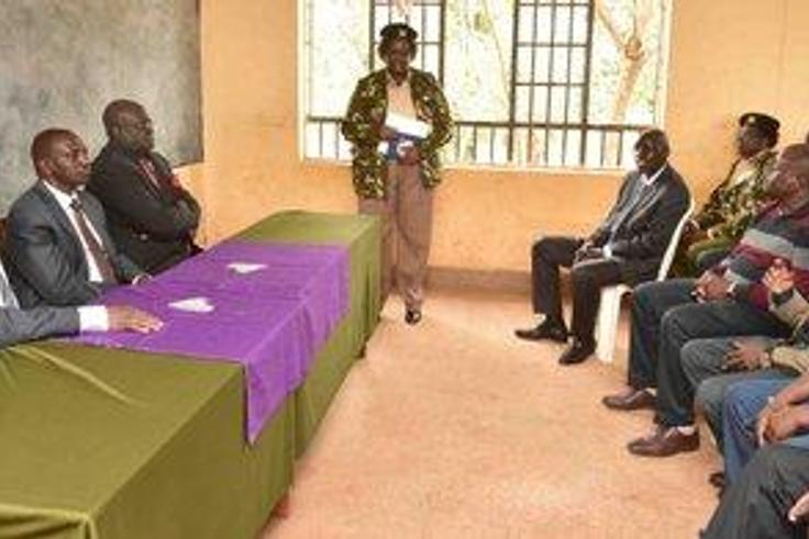 DP William Ruto in Kakamega Primary School