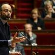 French Prime Minister Edouard Philippe faced down two no-confidence votes in parliament on Wednesday over the pension reform