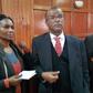 Sarah Wairimu with her lawyer Philip Murgor