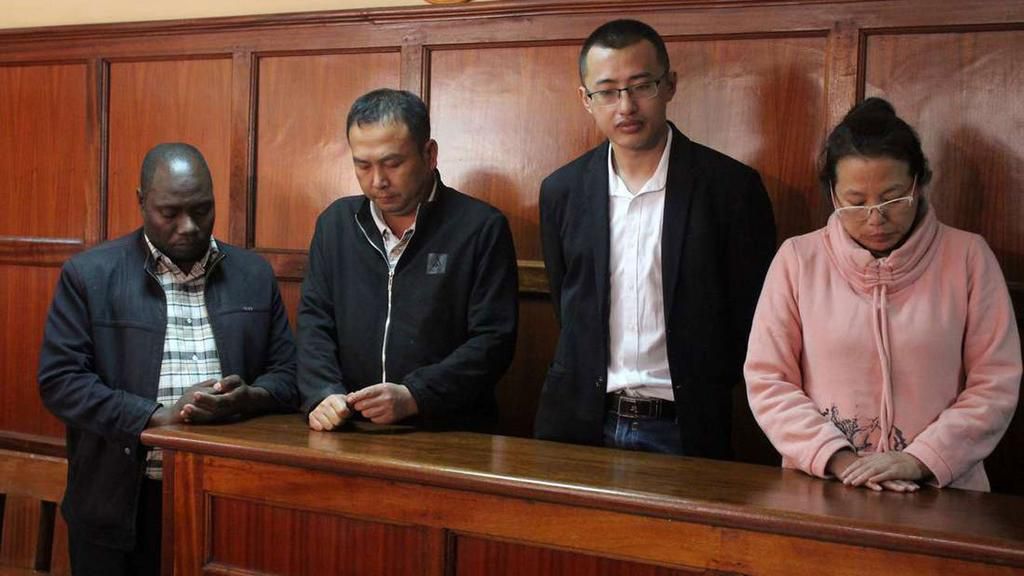 Deng Hailan, 3 other Chinese nationals remanded for 3 days after viral video caning Kenyan worker