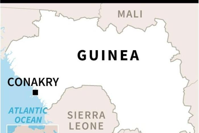 A map of Guinea